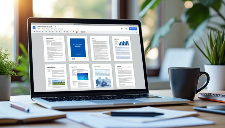 découvrez comment choisir le template google doc idéal pour créer un rapport de stage clair et professionnel.